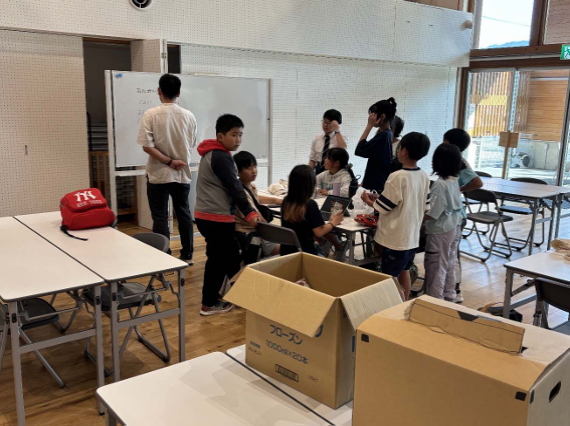 小学生とのゲーム交流@