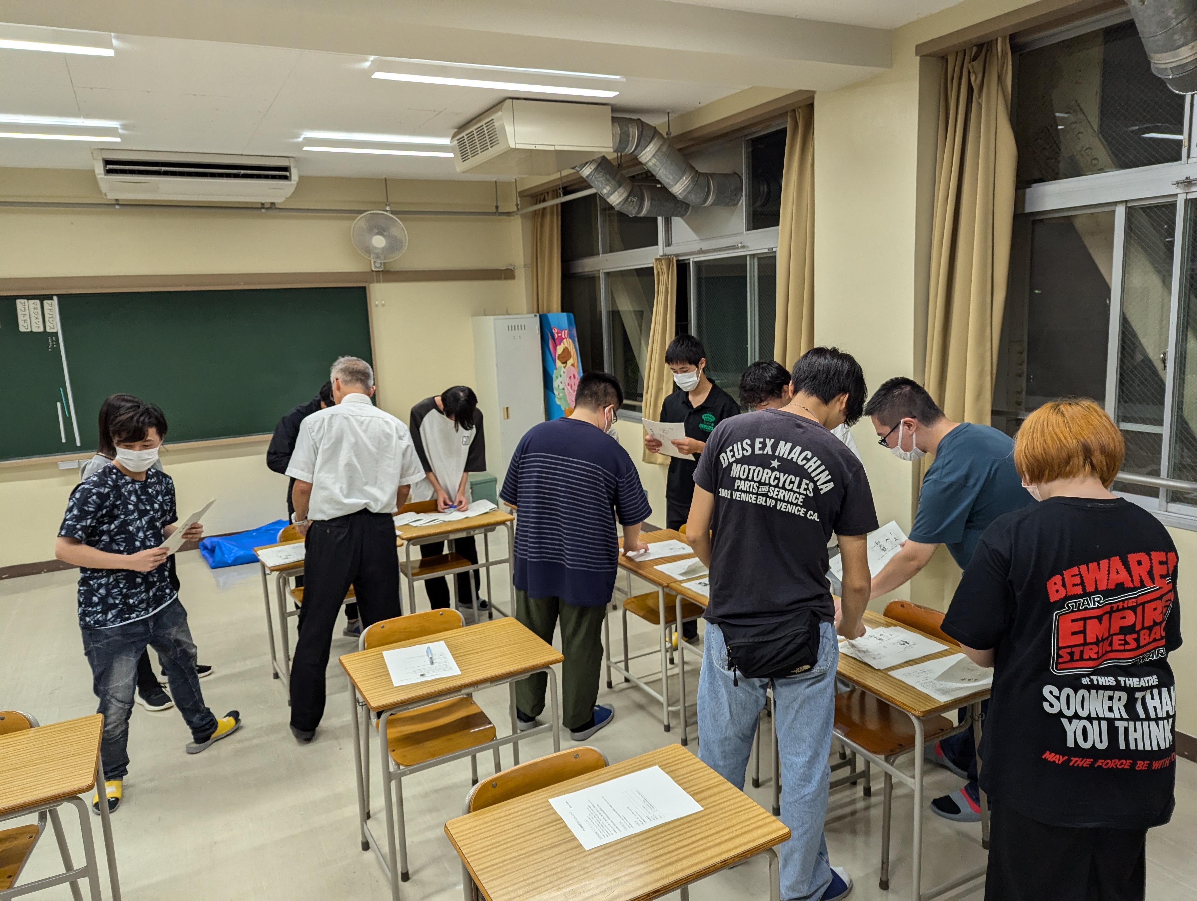 行事委員会の様子 行事委員会の様子