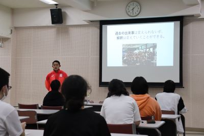 若生選手の講演